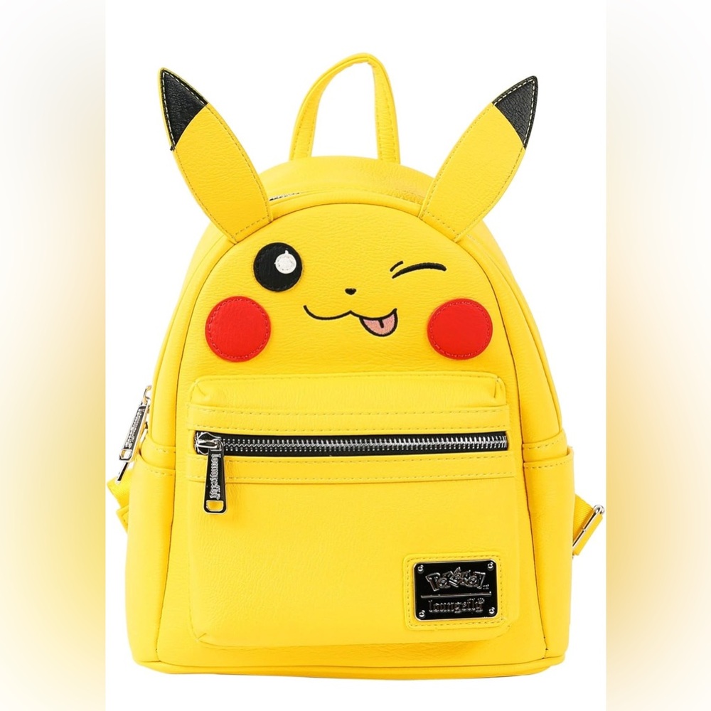 Loungefly x Pokemon Pikachu Winking Face Mini Backpack